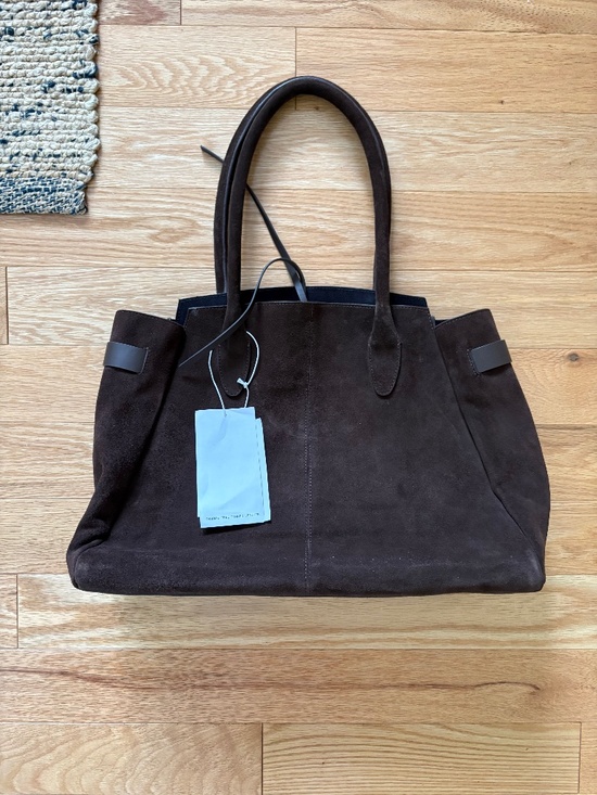 & Other Stories Handbags - &OtherStories NWT brown suede tote bag